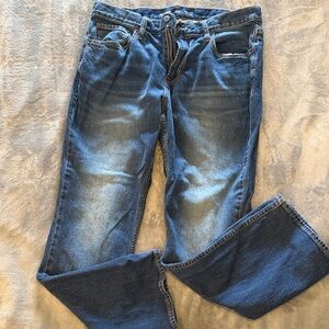 Men’s Old Navy Dark 34x30 Blue Boot-Cut Jeans